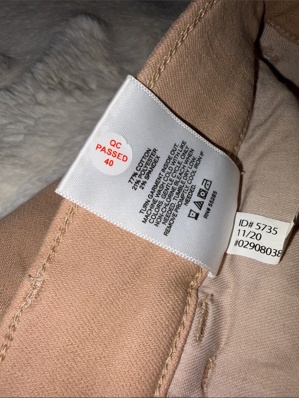 NEW- Express Cropped Flare High-Rise Jeans in Camel Brown Sz 8R - Picture 6 of 9